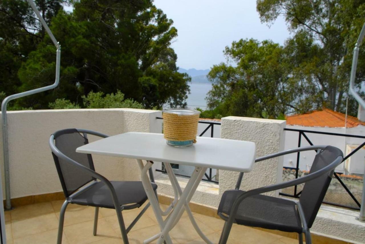 Apartment With Sea View And Balcony 60M From Beach Aegina Extérieur photo